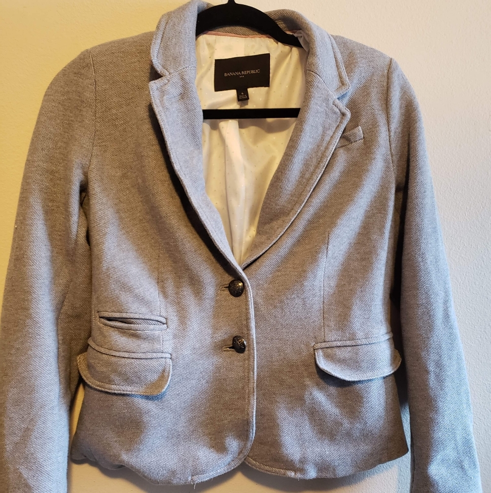 Gray banana republic jacket